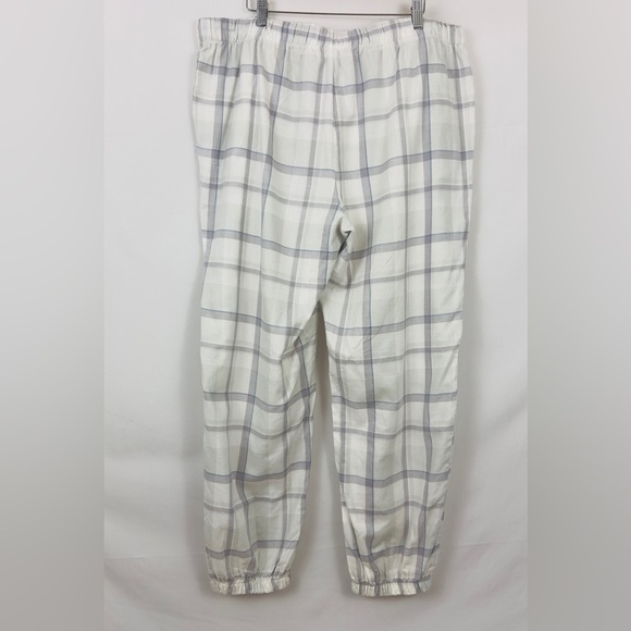 Stars Above Flannel Jogger Pants XXL Plaid Elastic Waist Pockets Drawstr… - Picture 10 of 11